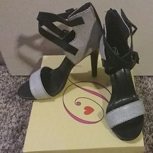 Open toe heels